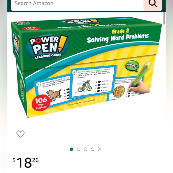 $5 POWER PEN 2nd GRADE SOLVING WORD PROBLEMS. NEVER USED $5 WHEN BUNDLED WITH 3 - Picture 8 of 9